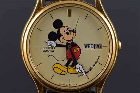 seiko mickey mouse watch.